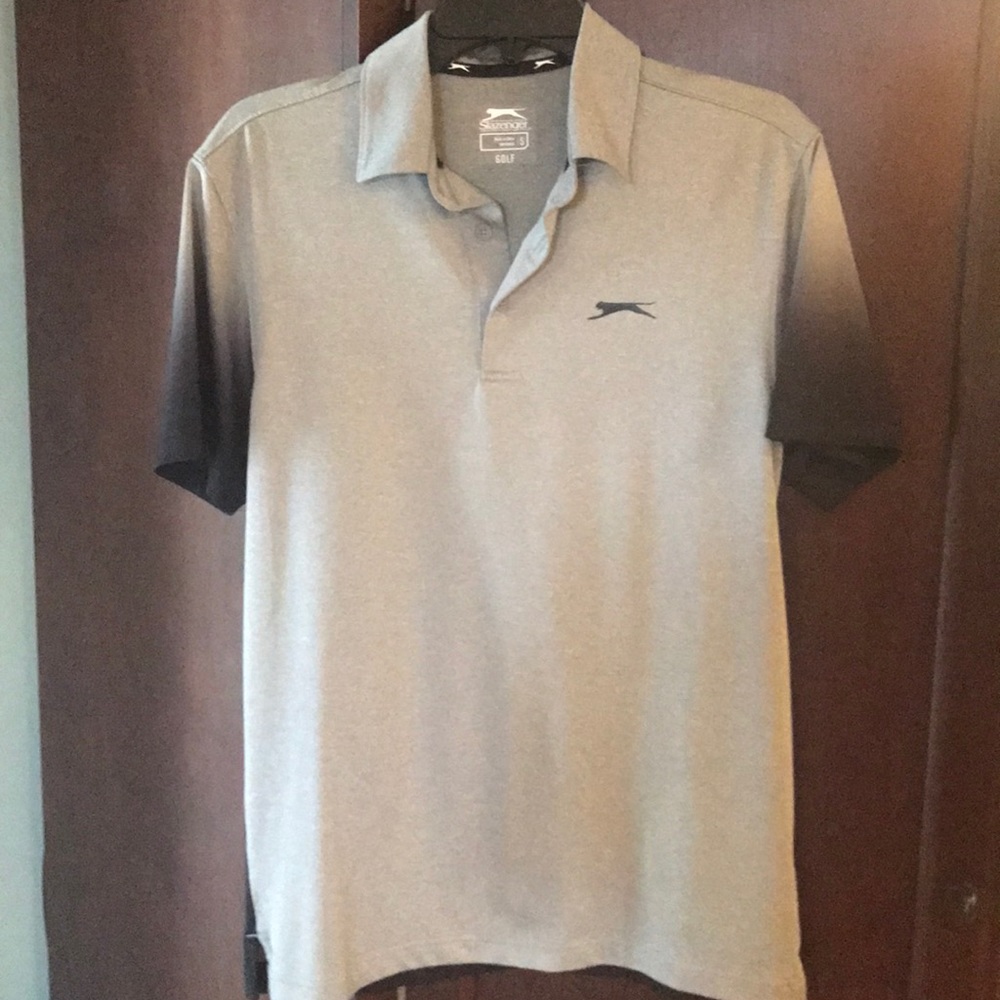 Slazenger Two-Tone Gray Polo Shirt